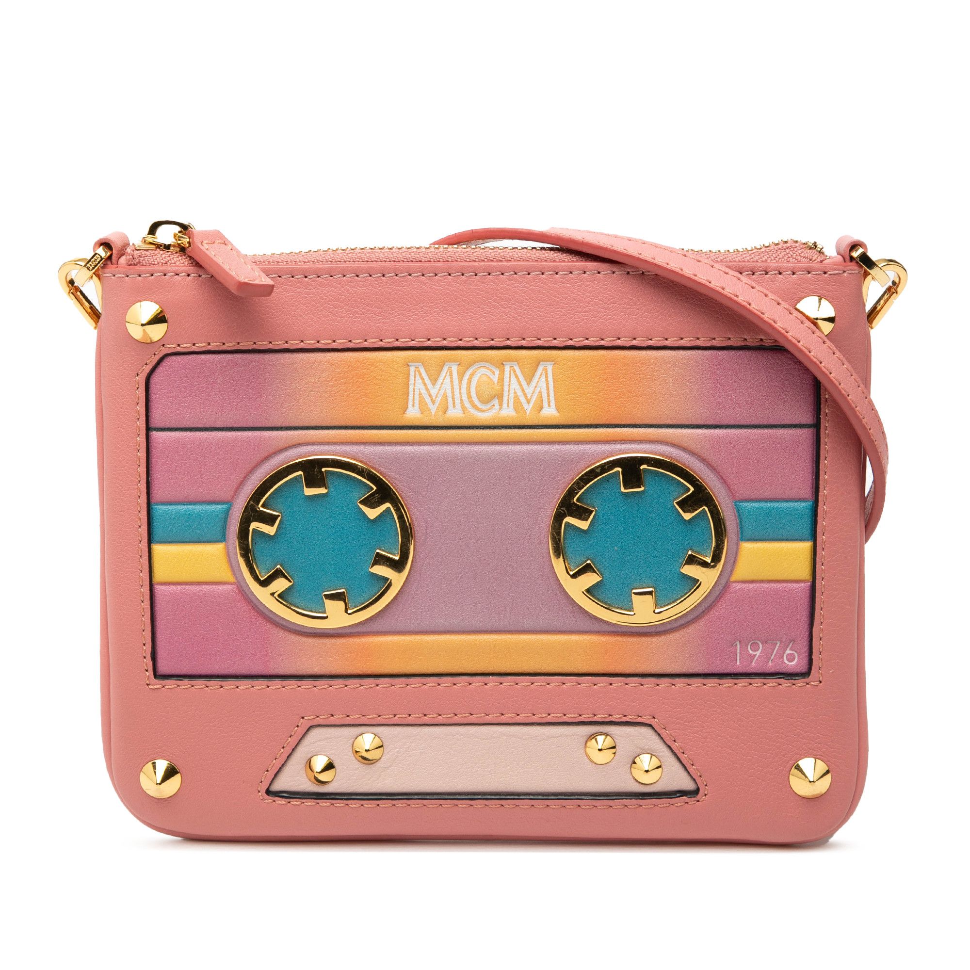 MCM MCM Leather Cassette Tape Crossbody Size ONE SIZE - 1 Thumbnail