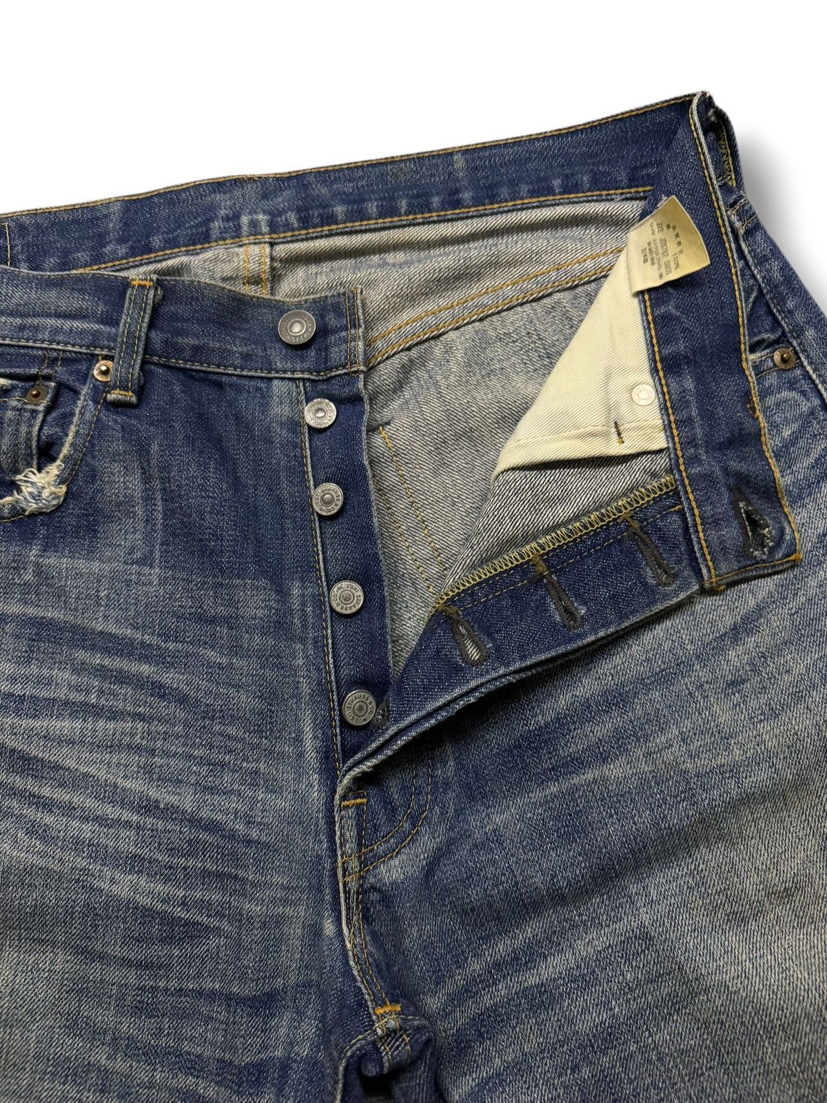 Levi's Vintage Clothing Vintage 00s Levi’s 501 XX Big E Made in Japan Selvedge | W32 Size US 32 / EU 48 - 11 Thumbnail