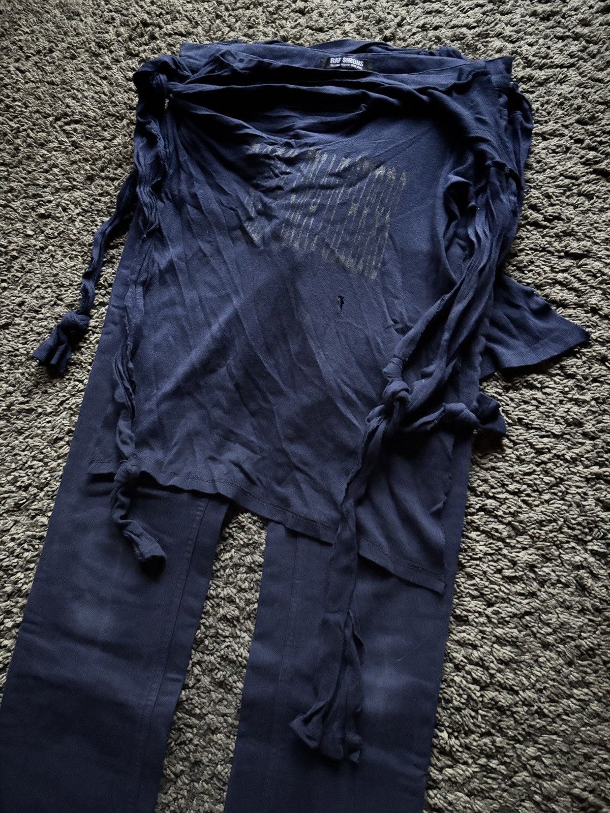 Raf Simons AW04 Raf Simons “Waves” Zombie Pants Size US 28 / EU 44 - 5 Thumbnail