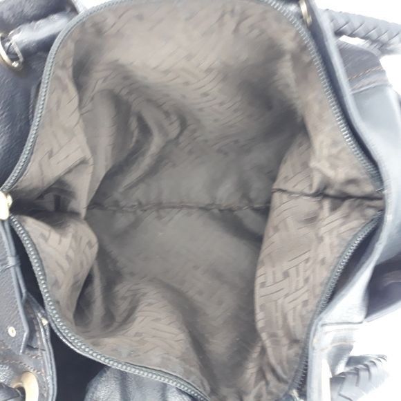 Cole Haan Cole Haan Hobo Shoulder Bag Leather Braided Grommets Genevie Size ONE SIZE - 11 Thumbnail