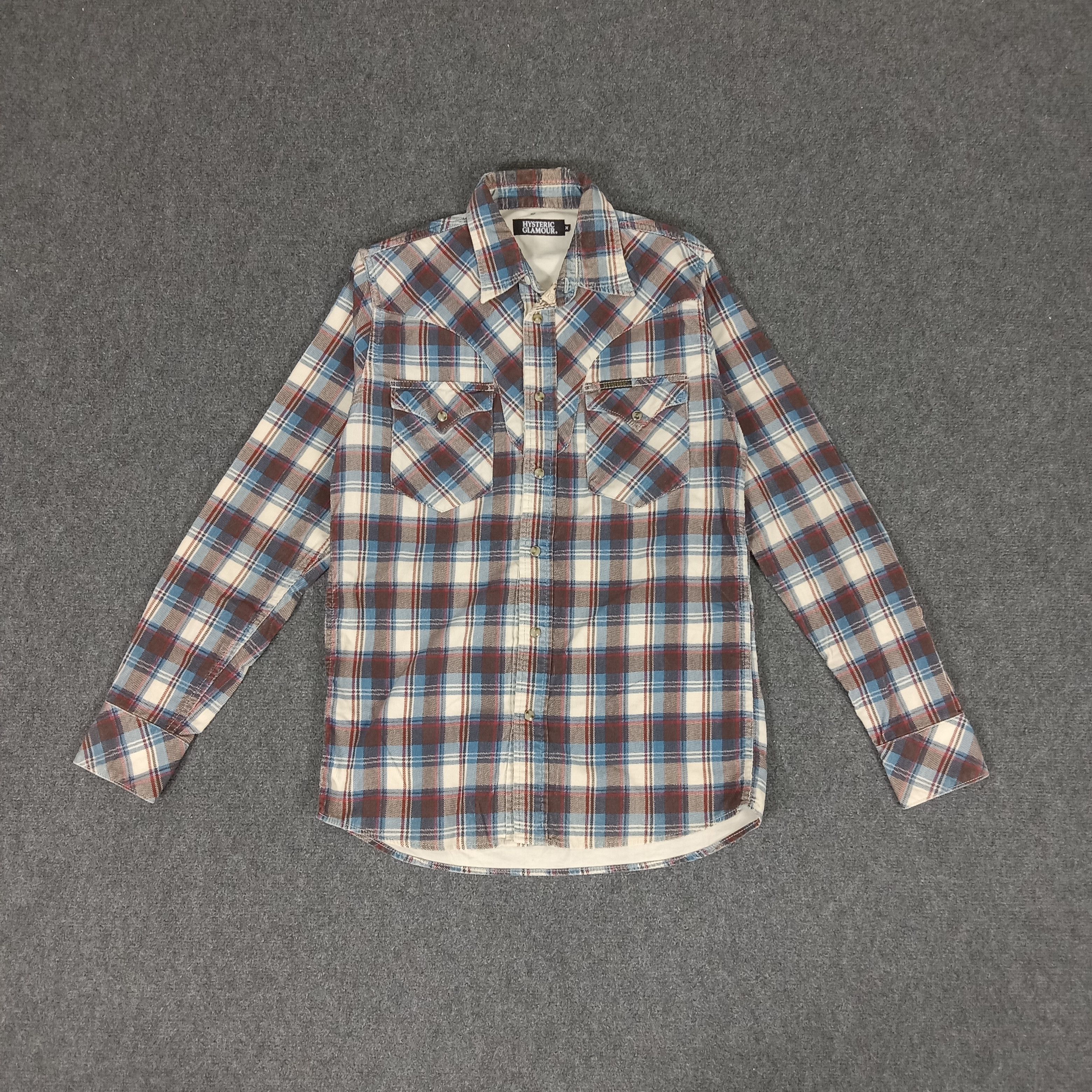 Hysteric Glamour × Japanese Brand × Vintage Hysteric Glamour Japanese Brand Flannel Shirt Size US M / EU 48-50 / 2 - 3 Thumbnail