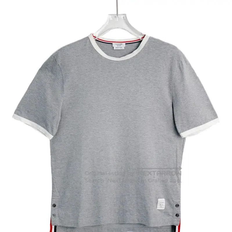 Thom Browne Thom Browne Gray Cotton Women's T-Shirt . Size S / US 4 / IT 40 - 1 Thumbnail