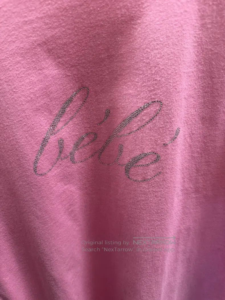 Balenciaga Balenciaga bebe Sequin Letter Logo Short Sleeve T-Shirt Size US S / EU 44-46 / 1 - 2 Thumbnail