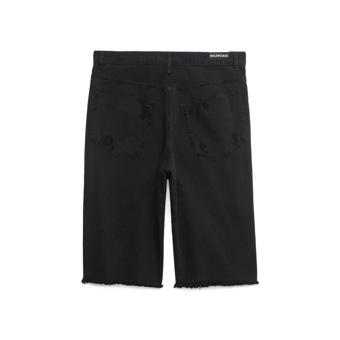 Balenciaga o1in1g1025 DUP / Baggy Shorts in Black Size 25" / US 0 / IT 36 - 5 Thumbnail