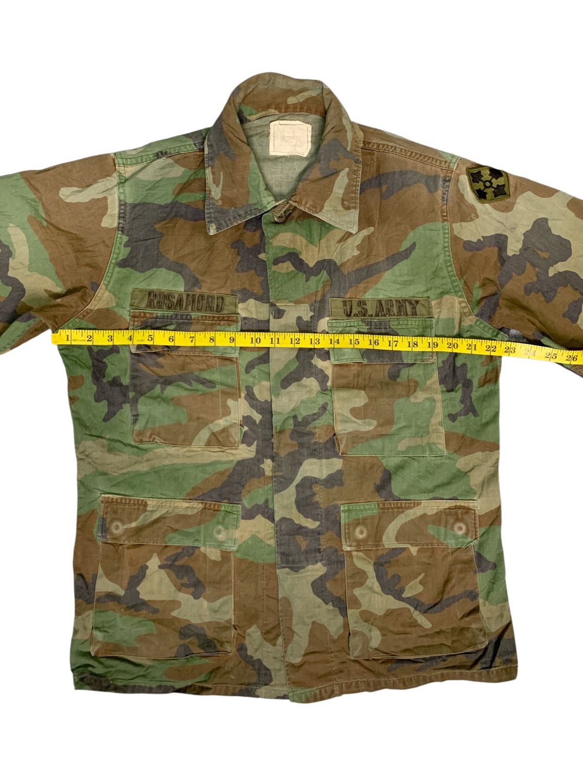 Other Rare Design Vintage U.S. Army (BDU) Woodland Camo Shirt Size L / US 10 / IT 46 - 7 Thumbnail