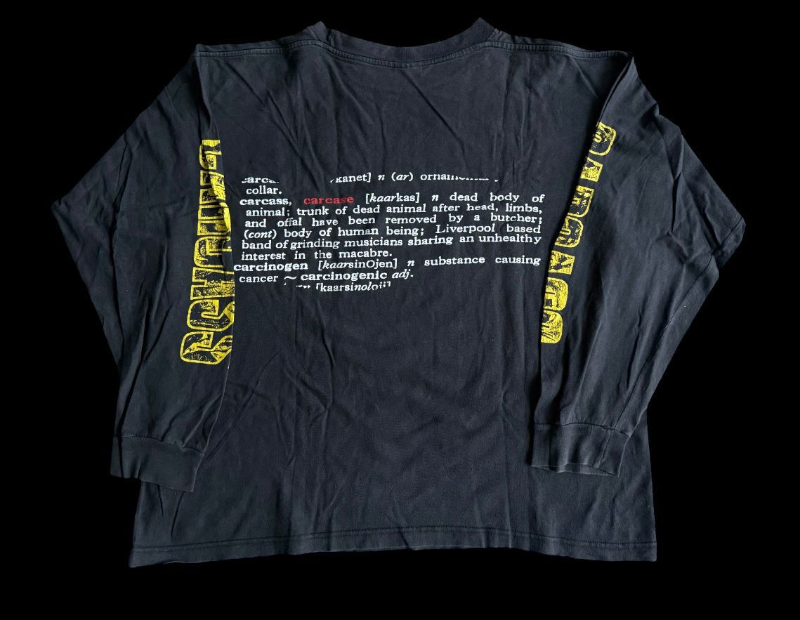 Vintage Vintage Carcass Longsleeve – Definition Backprint Size US XL / EU 56 / 4 - 2 Thumbnail