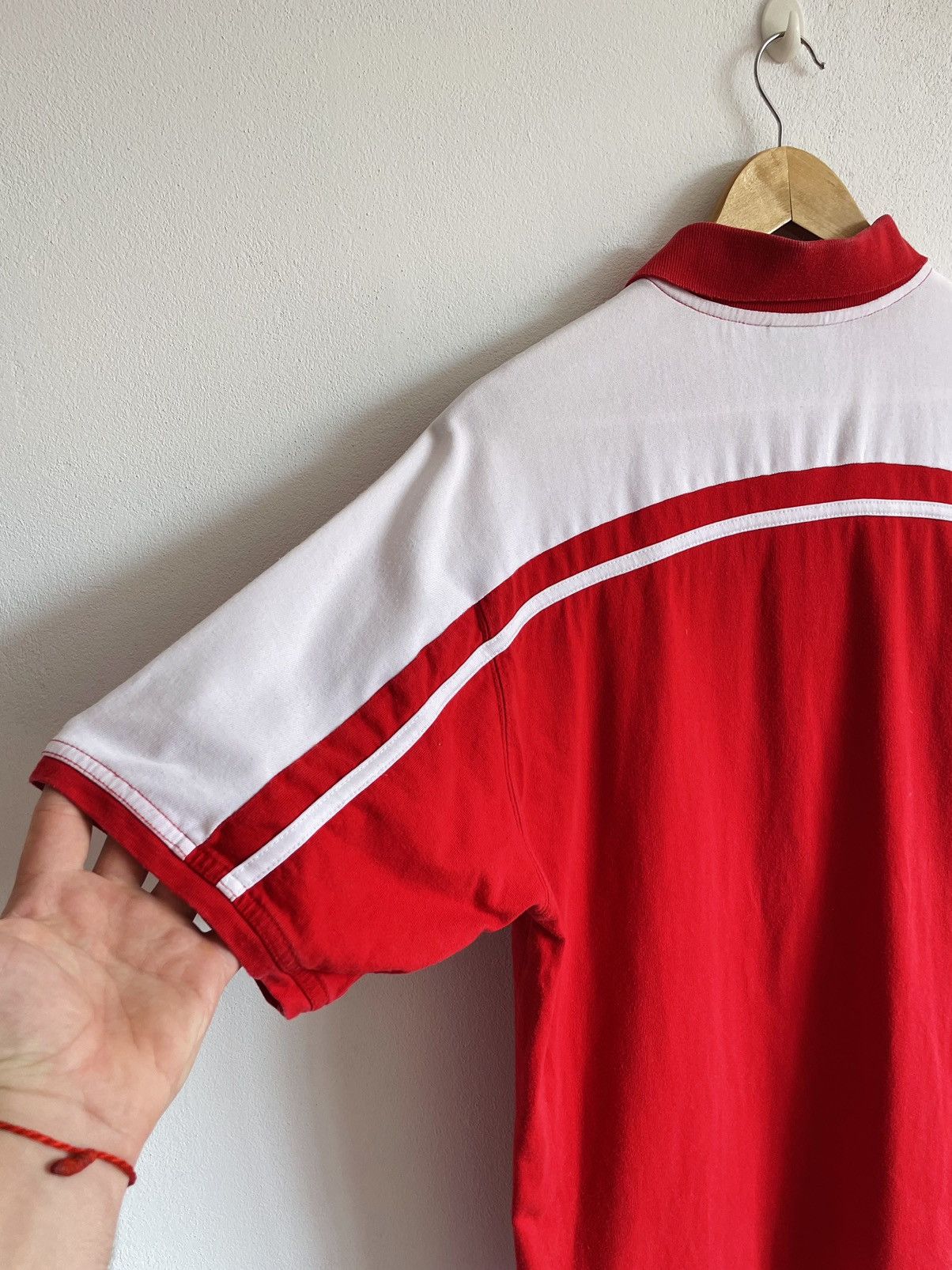 Nike Vintage y2k Nike Red Polo Shirt Size L Size US L / EU 52-54 / 3 - 10 Thumbnail