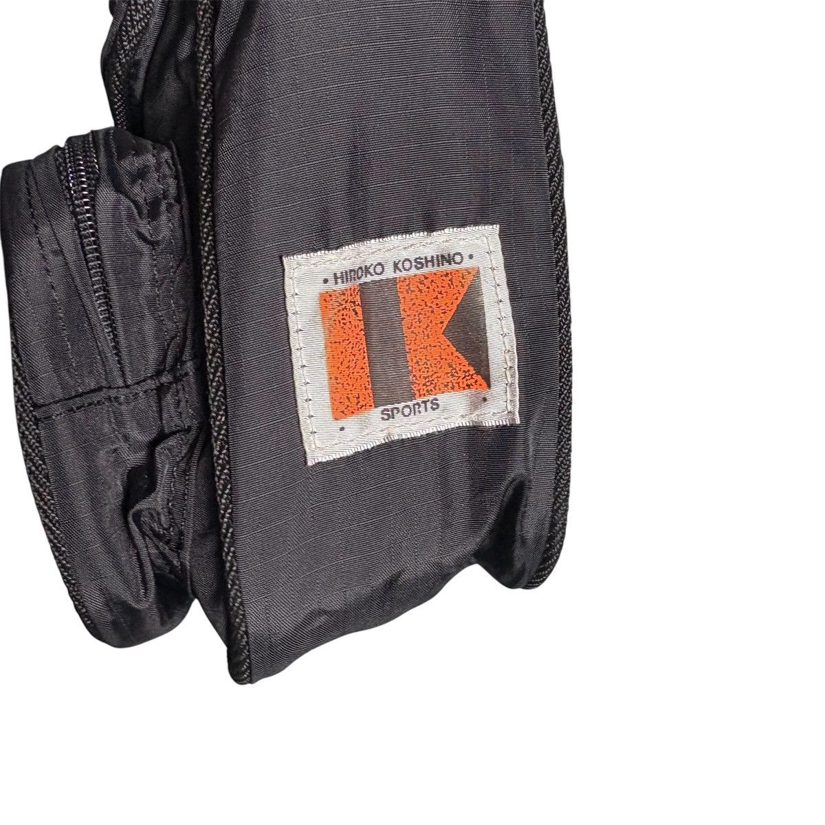 Hiroko Koshino Homme Vintage 90s Hiroko Koshino Sports Black Nylon Crossbody Bag Size ONE SIZE - 6 Thumbnail