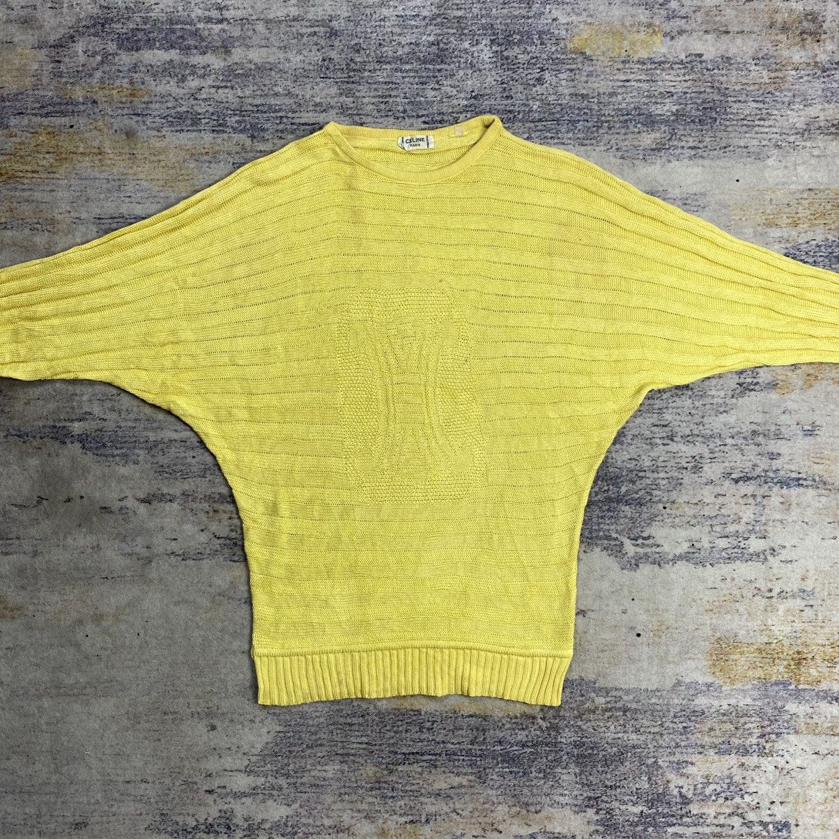 Celine × Vintage Vintage 90s Celinr paris knit sweater Size S / US 4 / IT 40 - 2 Thumbnail