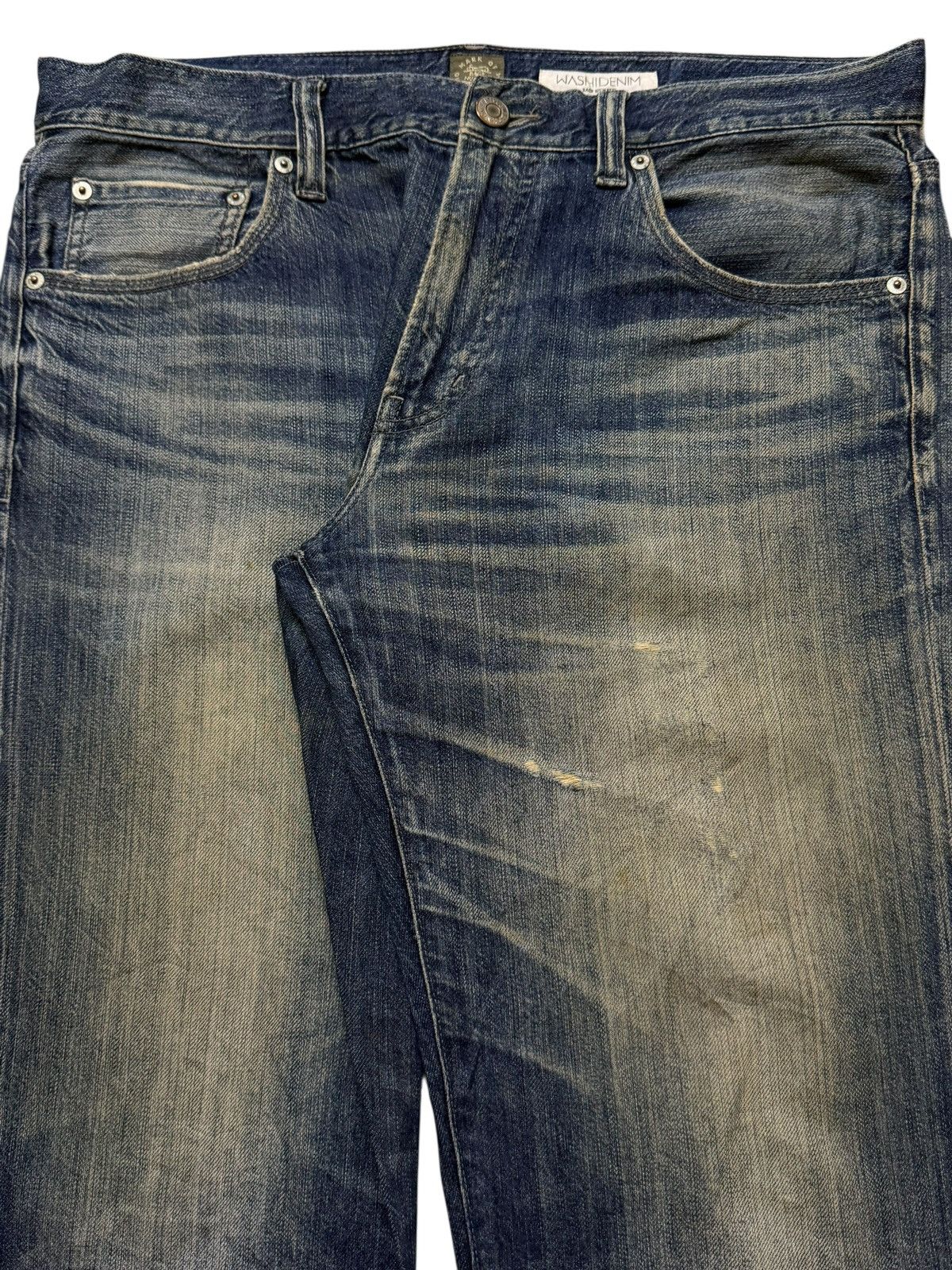 Sugar Cane Vintage Y2K Japanese Brand Mud Wash Whisker Straight Loose Size US 36 / EU 52 - 3 Thumbnail