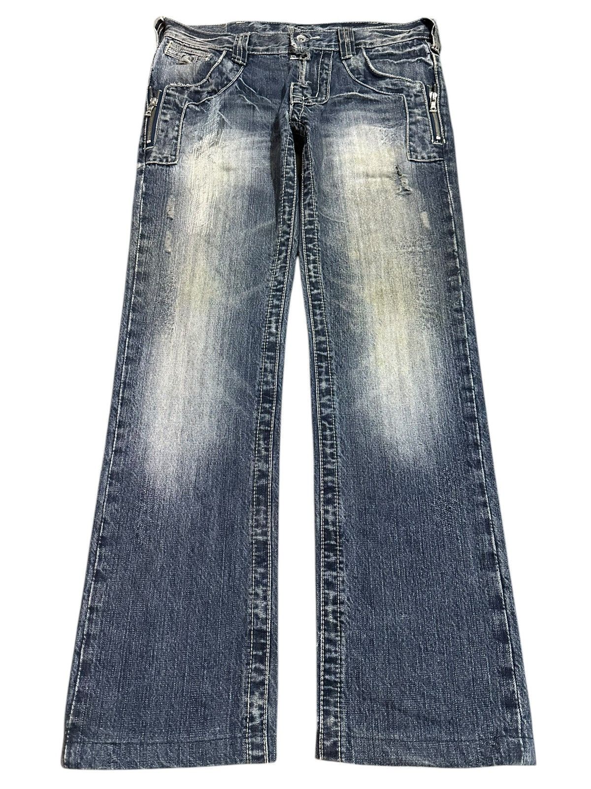 Vintage Japan Semantic Design Avant Garde Style Jeans