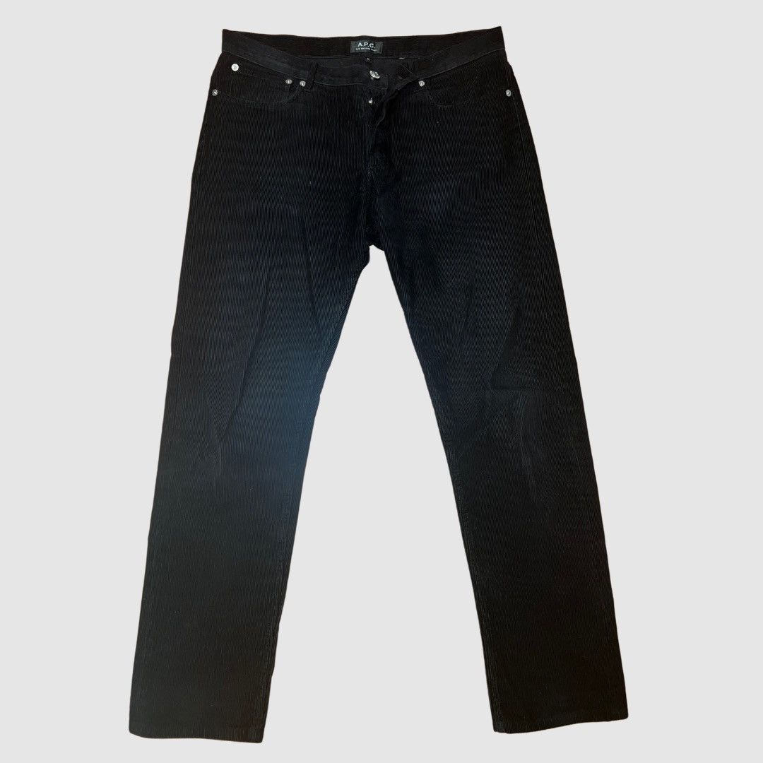 A.P.C. A.P.C. Black Corduroy Pants Size US 31 - 1 Thumbnail
