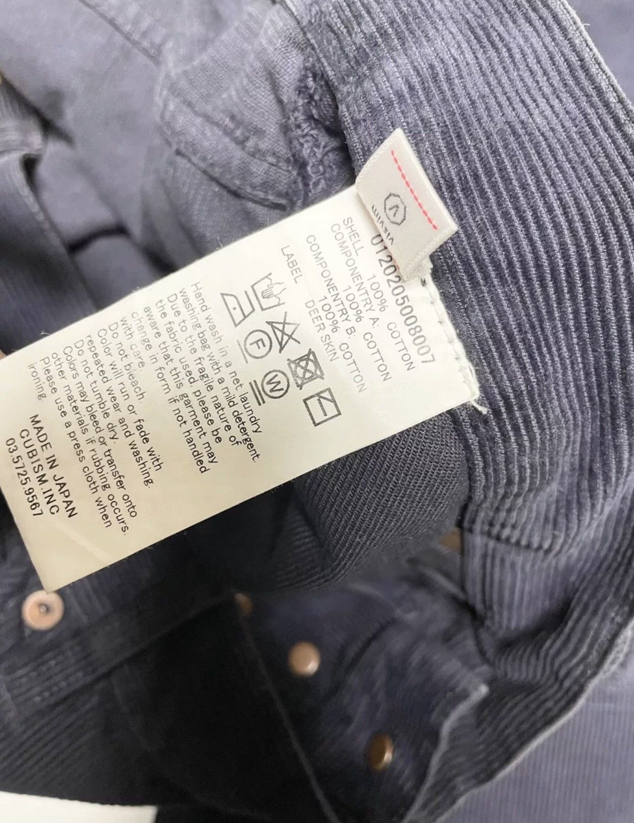 Visvim VISVIM FLUXUS 10 CORDS CRASH pants Size US 38 / EU 54 - 4 Thumbnail