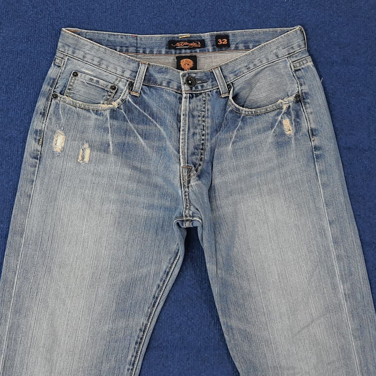 Ed Hardy Vintage Ed Hardy by Christian Audigier Jeans C258N3 Size US 32 / EU 48 - 5 Thumbnail