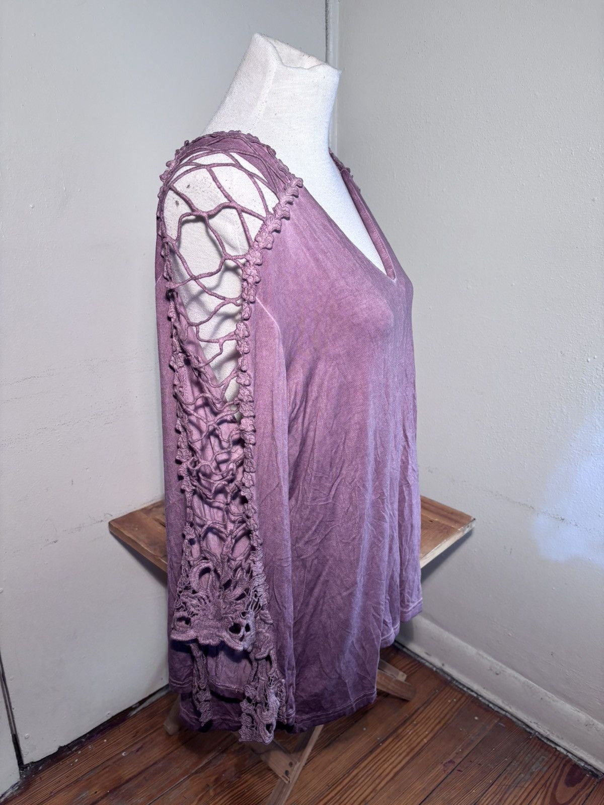 Other Indigo Thread Co Lace Sleeve Top Size XL / US 12-14 / IT 48-50 - 5 Thumbnail