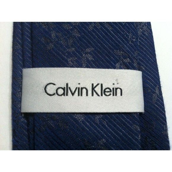 Calvin Klein CALVIN KLEIN MENS NEW BLUE 69%VISCOSE 31%SILK TIE WIDTH:3" Size ONE SIZE - 2 Thumbnail