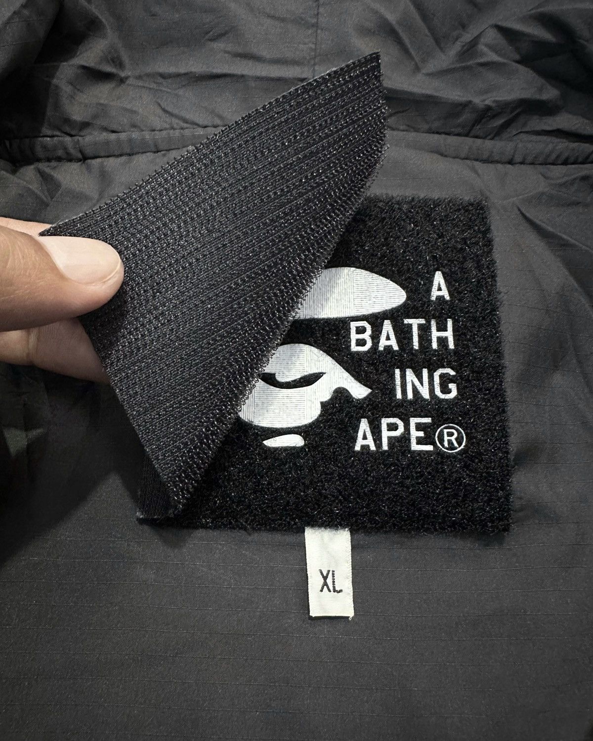 Bape Bape Faux Leather Zip Hoodie Jacket Size US XL / EU 56 / 4 - 7 Thumbnail