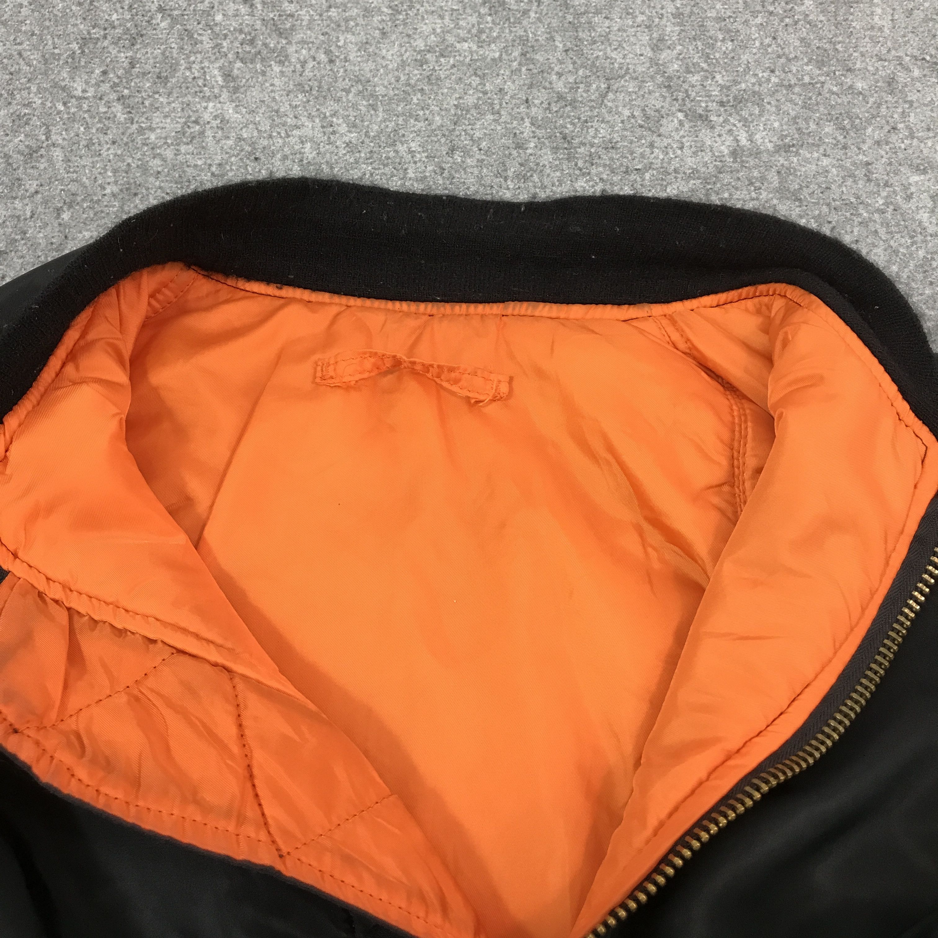 Alpha Industries × Vintage Alpha Industries Bomber jacket flyers man ma1 black jacket Size US XXL / EU 58 / 5 - 5 Thumbnail