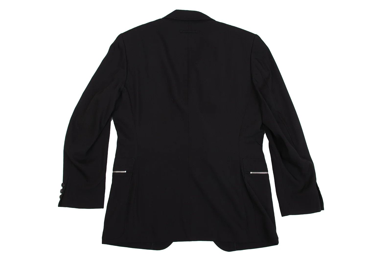 Jean Paul Gaultier Wool Zip Design Jacket in Black, Size 48 Size US M / EU 48-50 / 2 - 13 Thumbnail