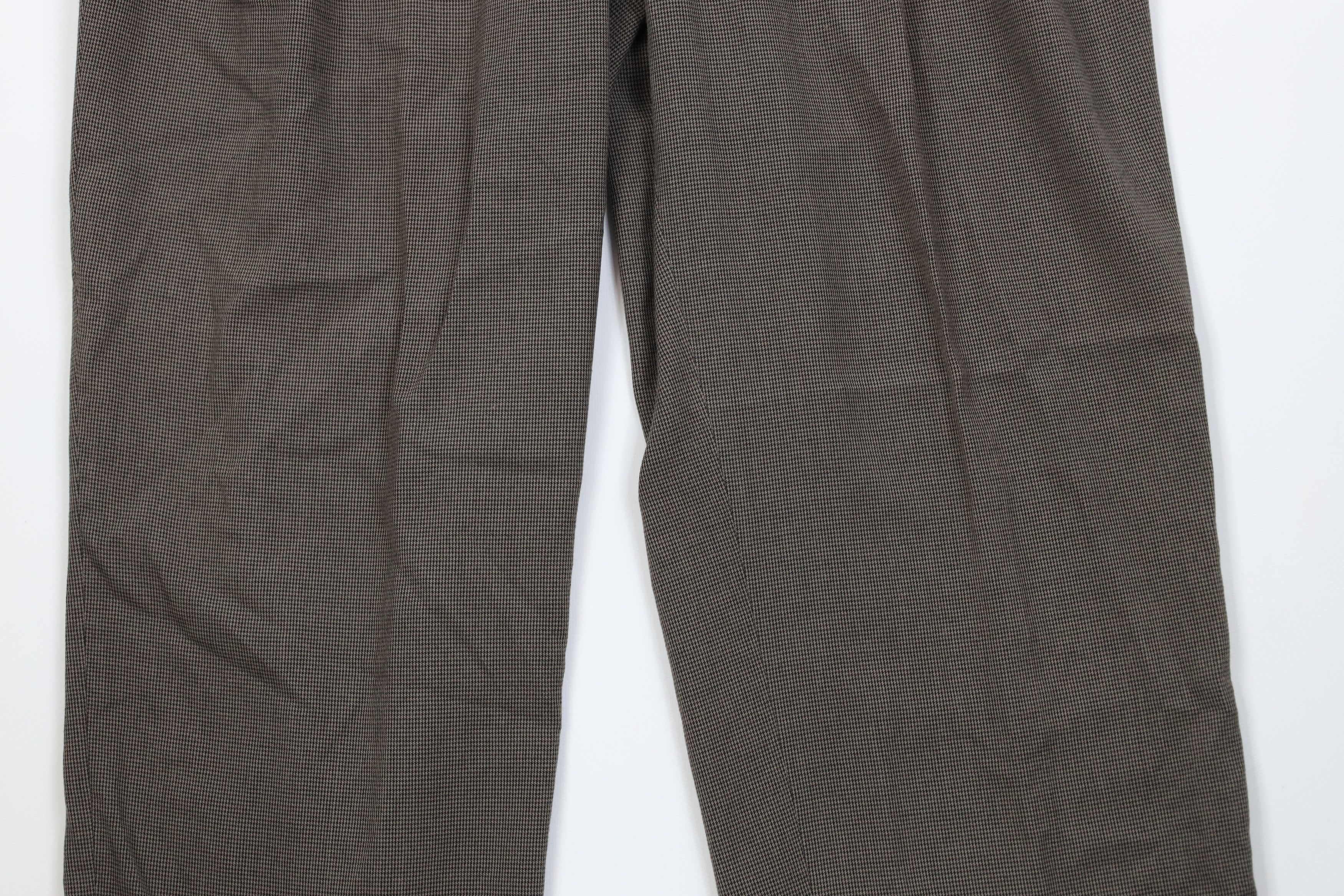 Vintage Vintage 90s Streetwear Houndstooth Wide Leg Chino Pants Size US 34 / EU 50 - 3 Thumbnail
