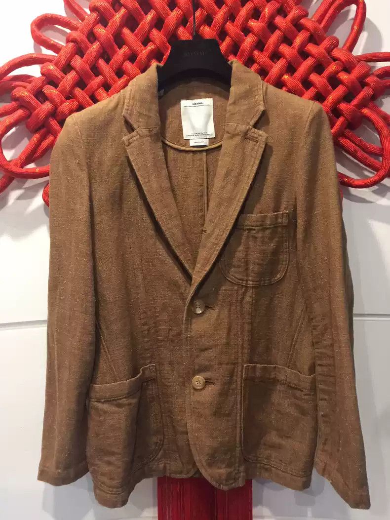 Visvim muddye casual linen jacket