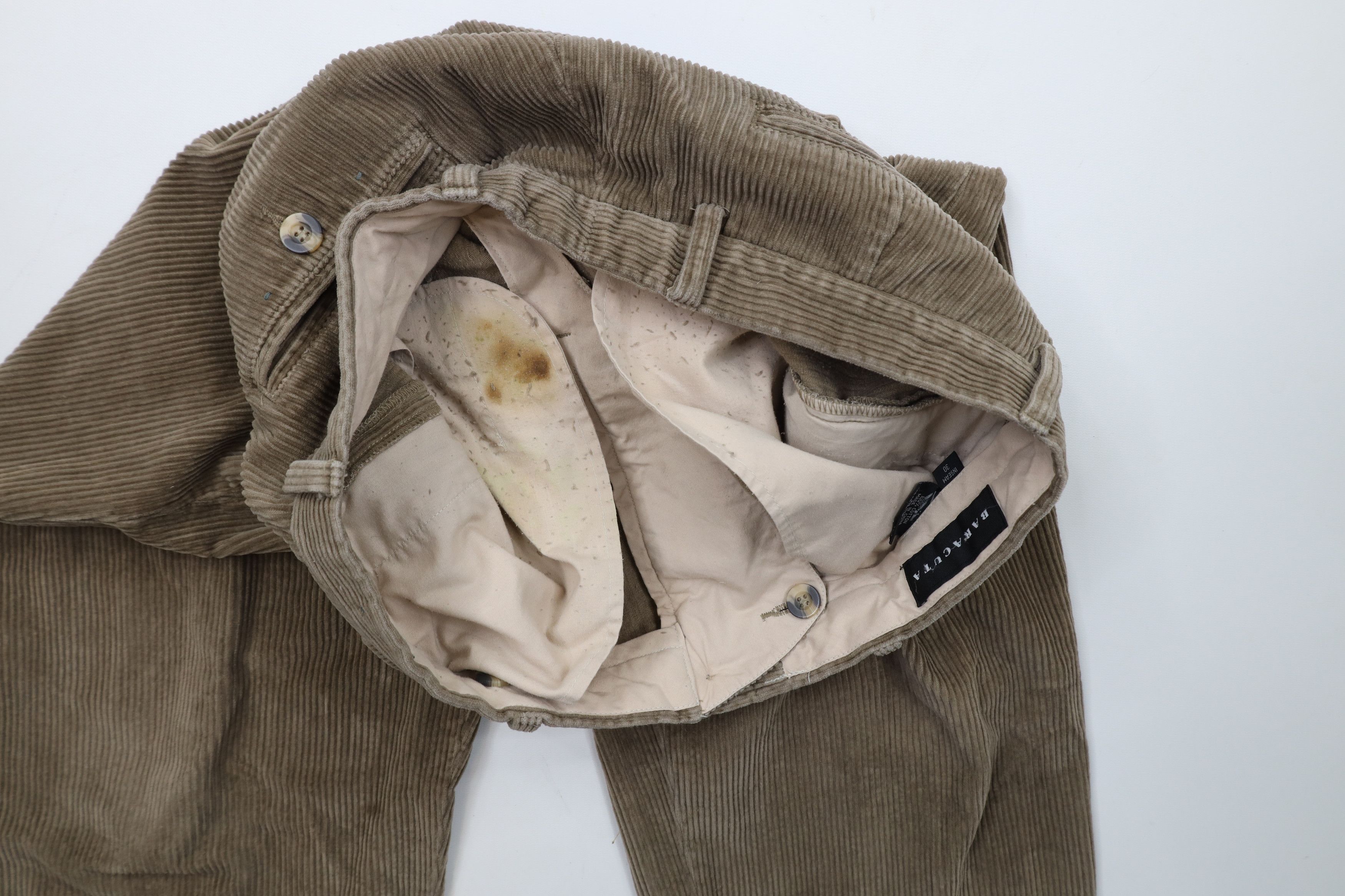 Vintage Vintage 90s Streetwear Pleated Wide Leg Corduroy Chino Pants Size US 34 / EU 50 - 9 Thumbnail