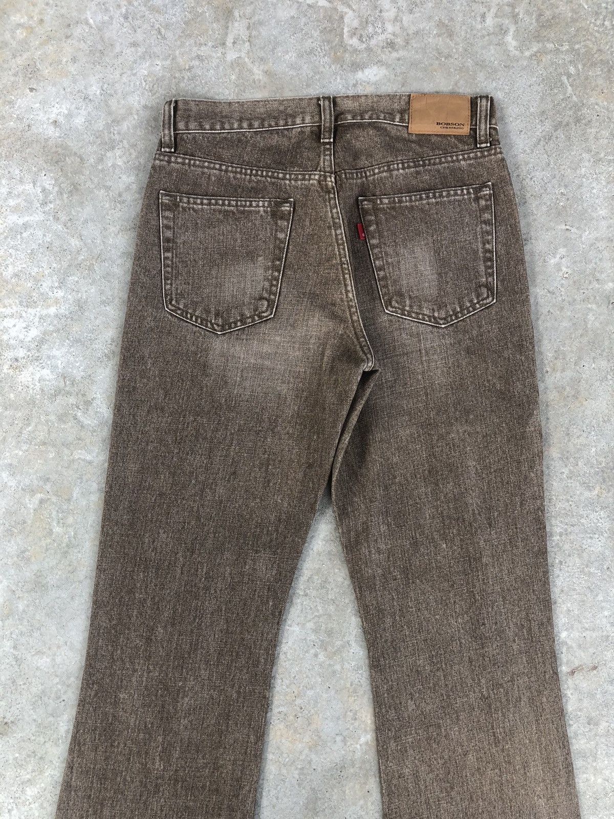If Six Was Nine Japanese Bobson Flared Jeans Distressed Jeans Size US 29 - 8 Thumbnail