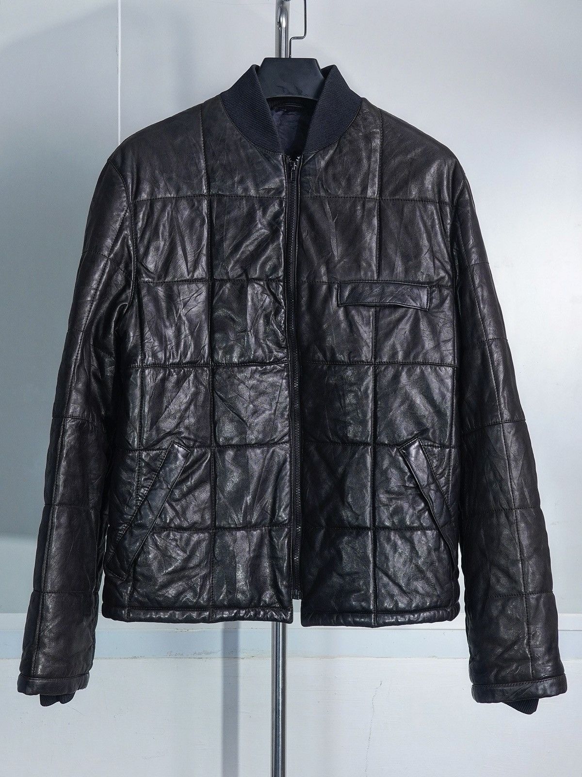 Gucci By Tom Ford FW98 Quilted Leather Bomber Jacket Size US M / EU 48-50 / 2 - 1 Thumbnail