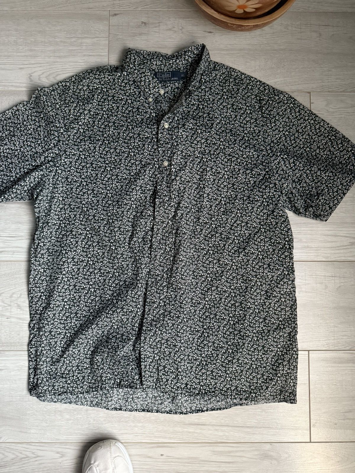 Polo Ralph Lauren × Vintage Vintage Polo Ralph Lauren Art Logo Shirt 90’s Size US XL / EU 56 / 4 - 2 Thumbnail