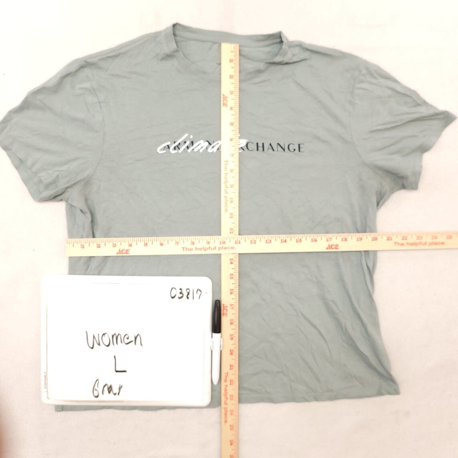 Armani Exchange Armani Exchange Short Sleeve T Shirt Women Size Large L Gray Size L / US 10 / IT 46 - 6 Thumbnail
