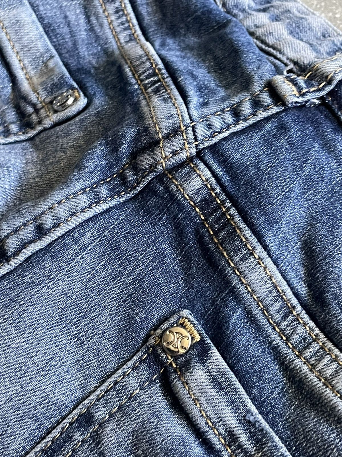 Celine Celine Paris Jeans Monogramm denim pants old money Size 33" - 4 Thumbnail