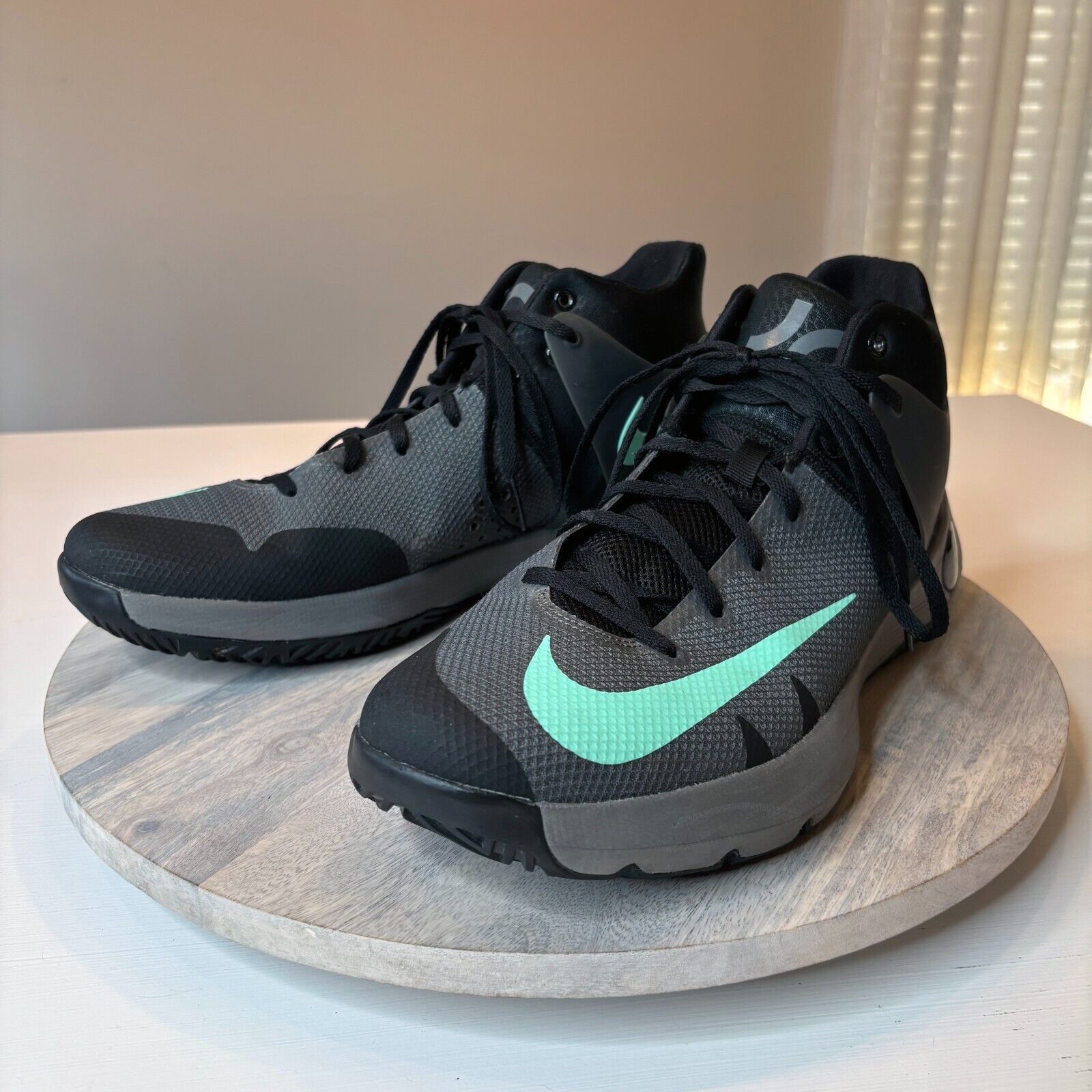 Nike Nike Men's KD Trey 5 VI Grey Green Glow Sneakers Size 11.5 Size US 11.5 / EU 44-45 - 3 Thumbnail