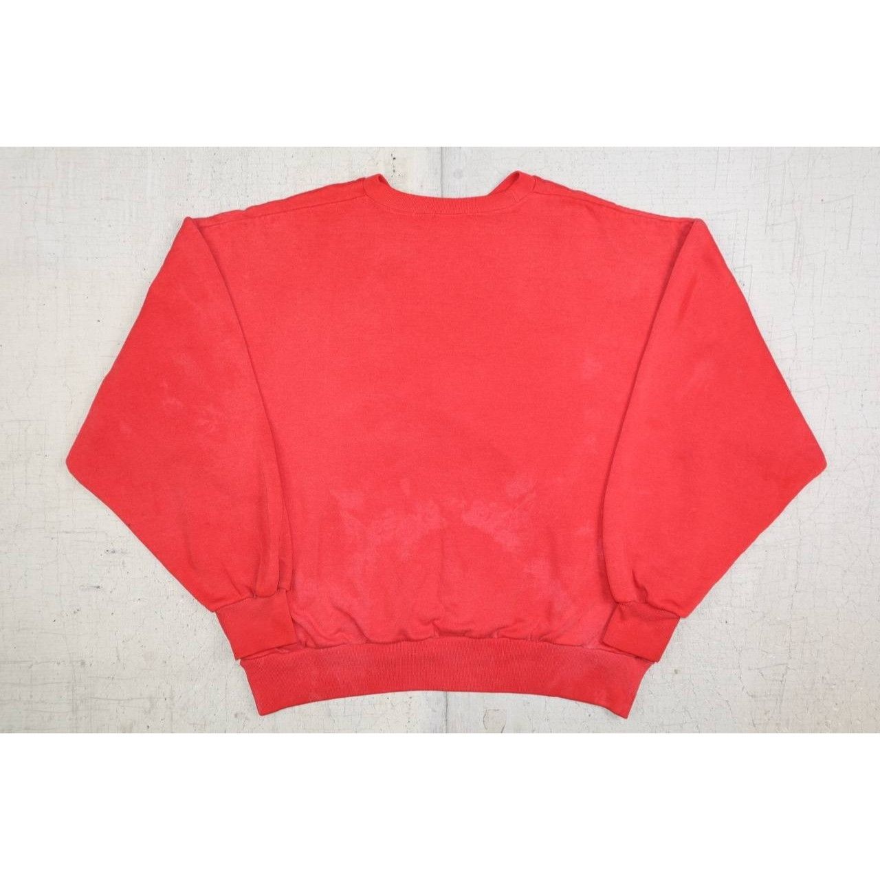 Nike Vintage 90s Nike Sweatshirt Red Crewneck Pullover Men’s L Size US L / EU 52-54 / 3 - 6 Thumbnail