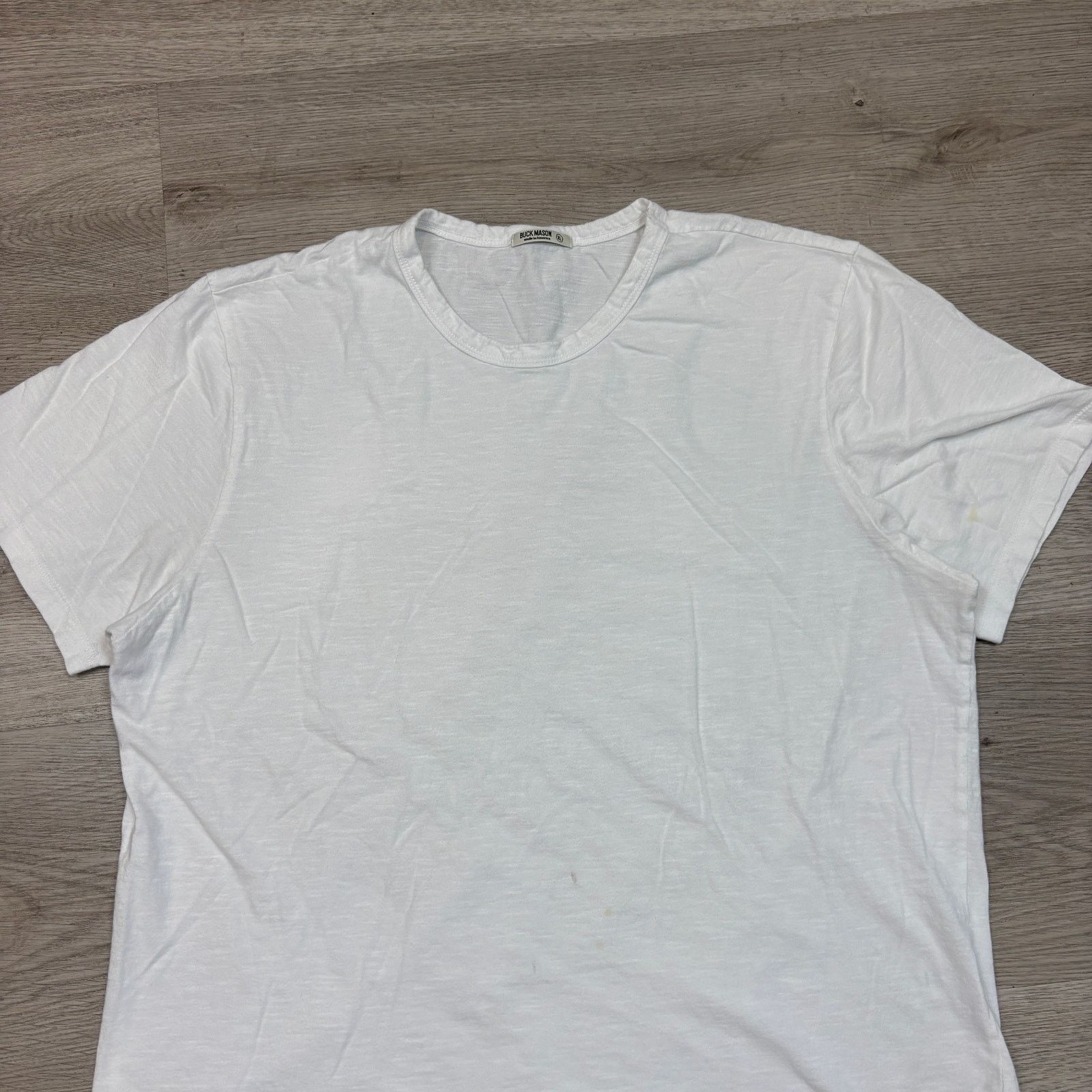 Buck Mason Buck Mason Curved Hem Cotton Slub Short Sleeve Shirt Mens XL Size US XL / EU 56 / 4 - 2 Thumbnail