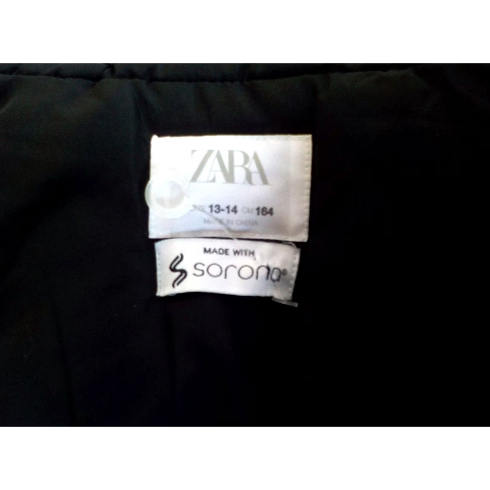 Zara VINTAGE? (No) Zara Sorona Puffer Coat/Jacket Hooded w/Faux Fur Trim-Green-SZ 13/14 NWT Women Coat Winter Puffer 13/14 Green Womens Size XL / US 12-14 / IT 48-50 - 8 Thumbnail