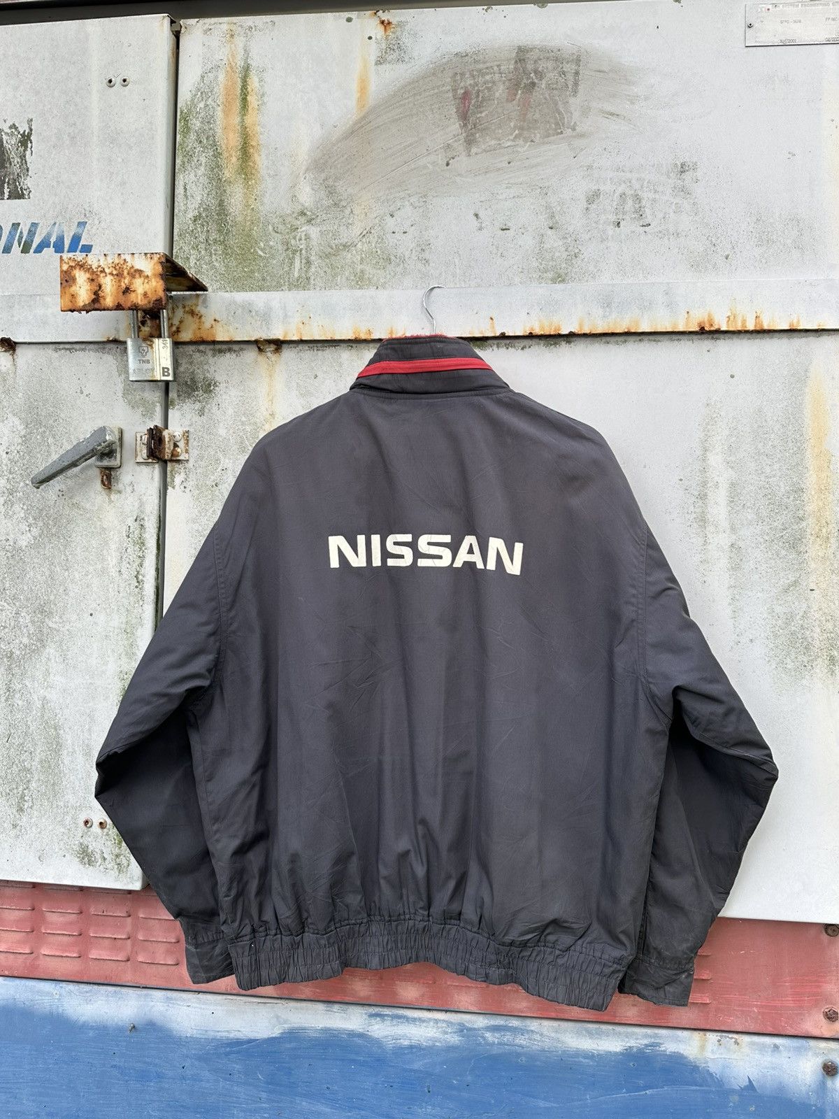 Vintage 👹Vintage Nissan Bomber Jacket Size US L / EU 52-54 / 3 - 7 Thumbnail