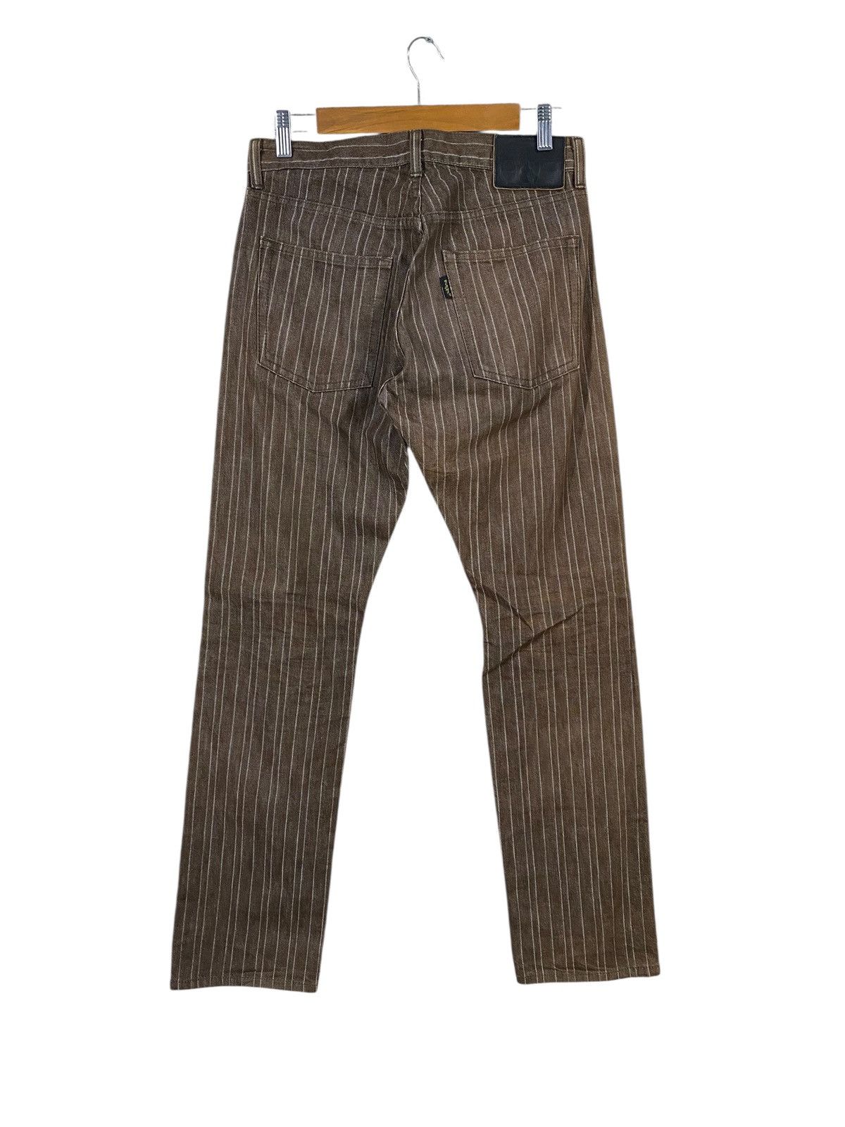 Beams Plus Vintage beams striped denim sun faded nice design Size US 30 / EU 46 - 2 Thumbnail