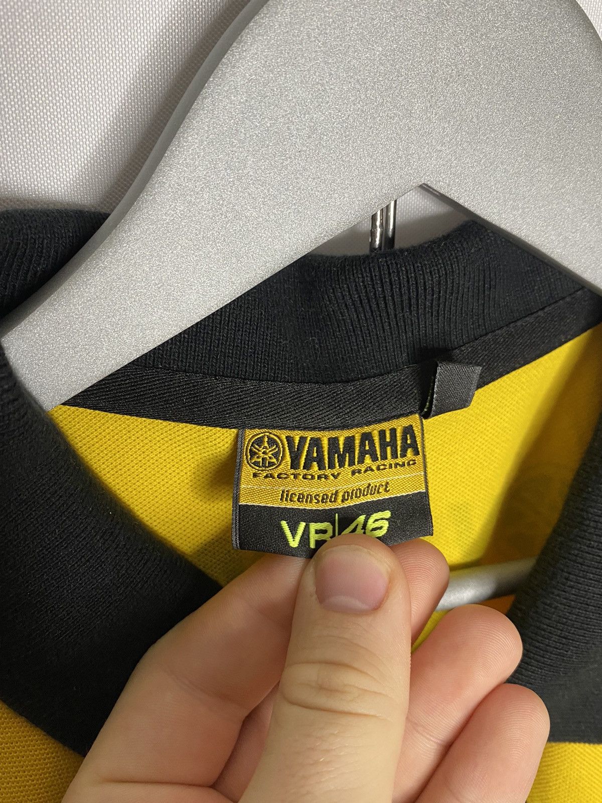 Yamaha 🏍️Yamaha 46 Factory Racing Polo Shirt Big Logo F1 Team🏍️ Size US XL / EU 56 / 4 - 9 Thumbnail