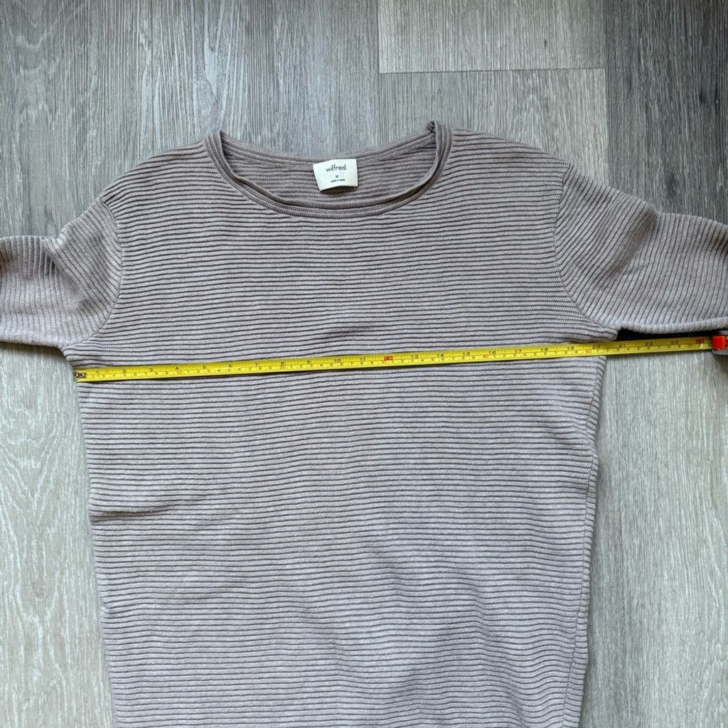 Aritzia Wilfred Campanule Beige Long Sleeve Sweater Dress Size M / US 6-8 / IT 42-44 - 8 Thumbnail