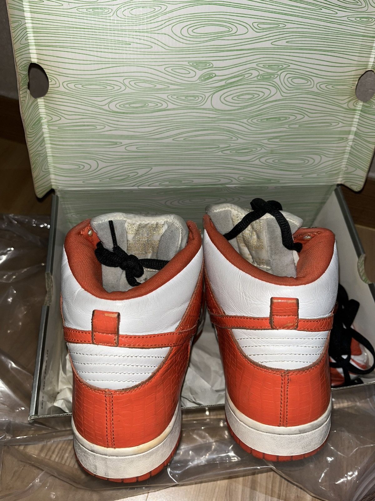Nike × Supreme Supreme x Nike Dunk 2003 High Pro SB ‘Orange Stars’ SAMPLE Size US 10 / EU 43 - 3 Thumbnail