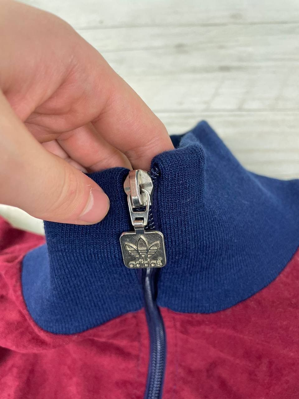 Adidas Vintage Adidas Velvet Track Jacket 80s Made In West Germany Size US XL / EU 56 / 4 - 7 Thumbnail