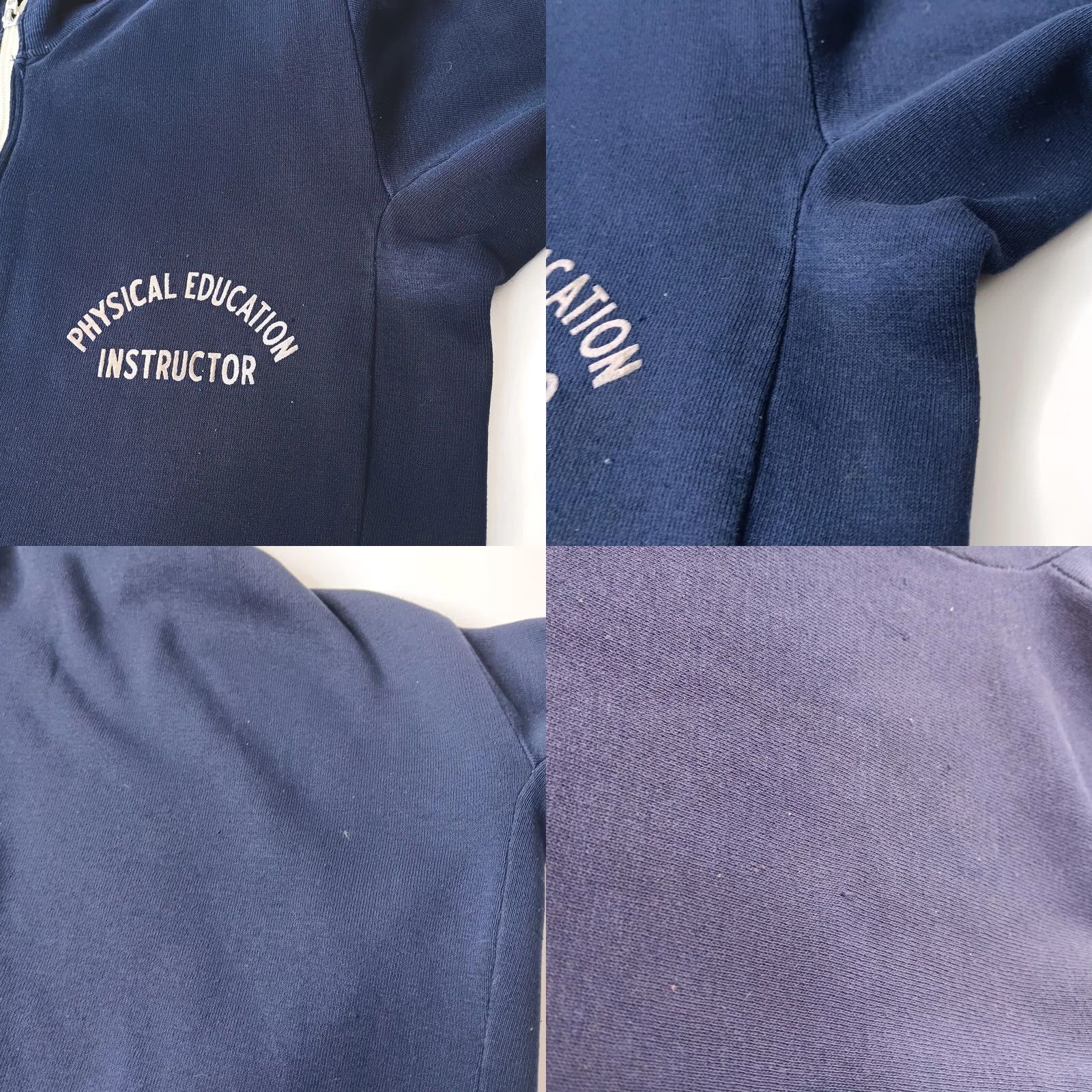 Champion VINTAGE Champion Running Man Sweatshirt M Men Zip Blue 60s Gym Class Athletic True Vintage City? Size US M / EU 48-50 / 2 - 11 Thumbnail