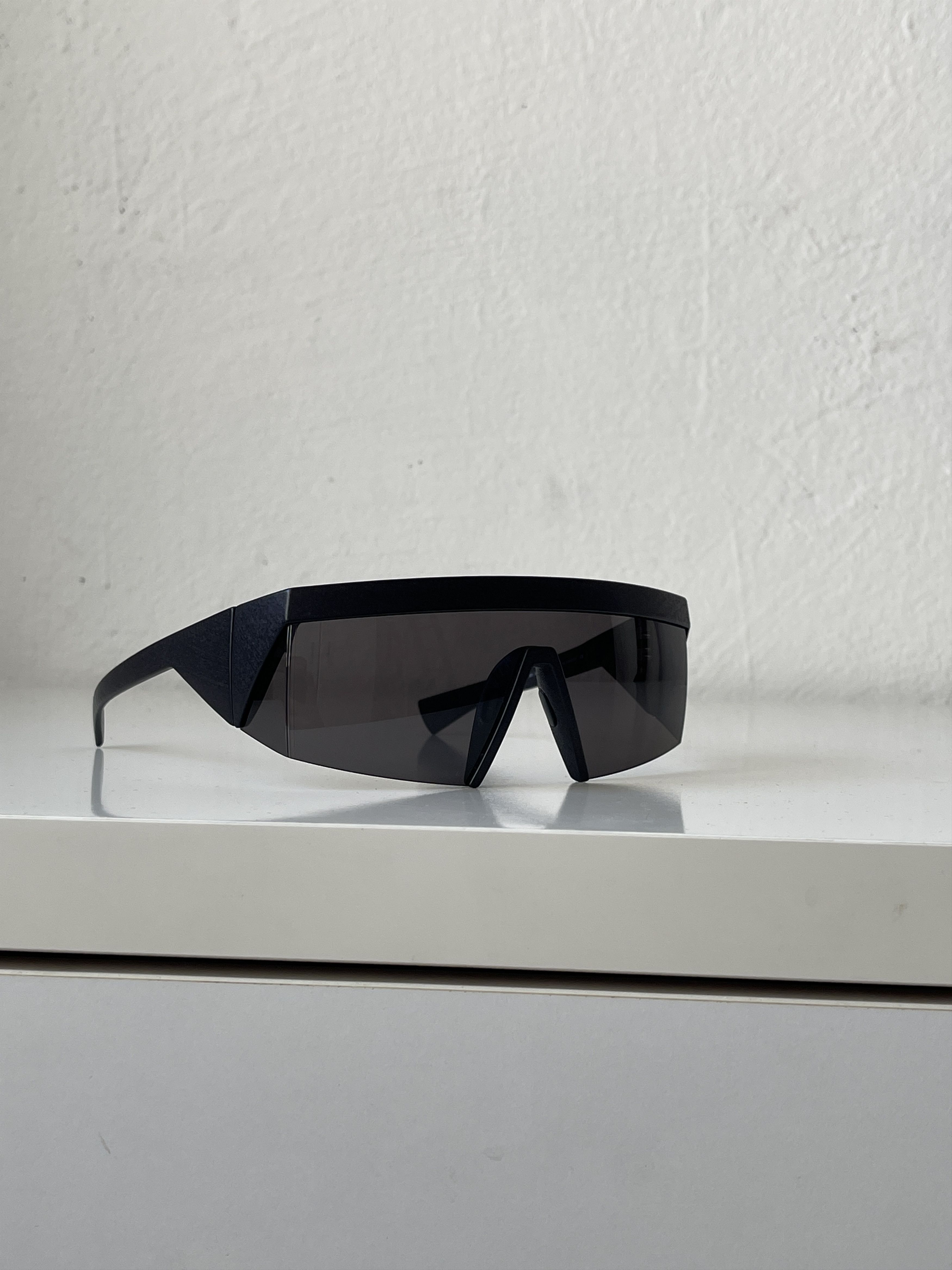 Bernhard Willhelm × Mykita Mykita x Bernhard Willhelm VICE Pitch Black  Sunglasses | Grailed