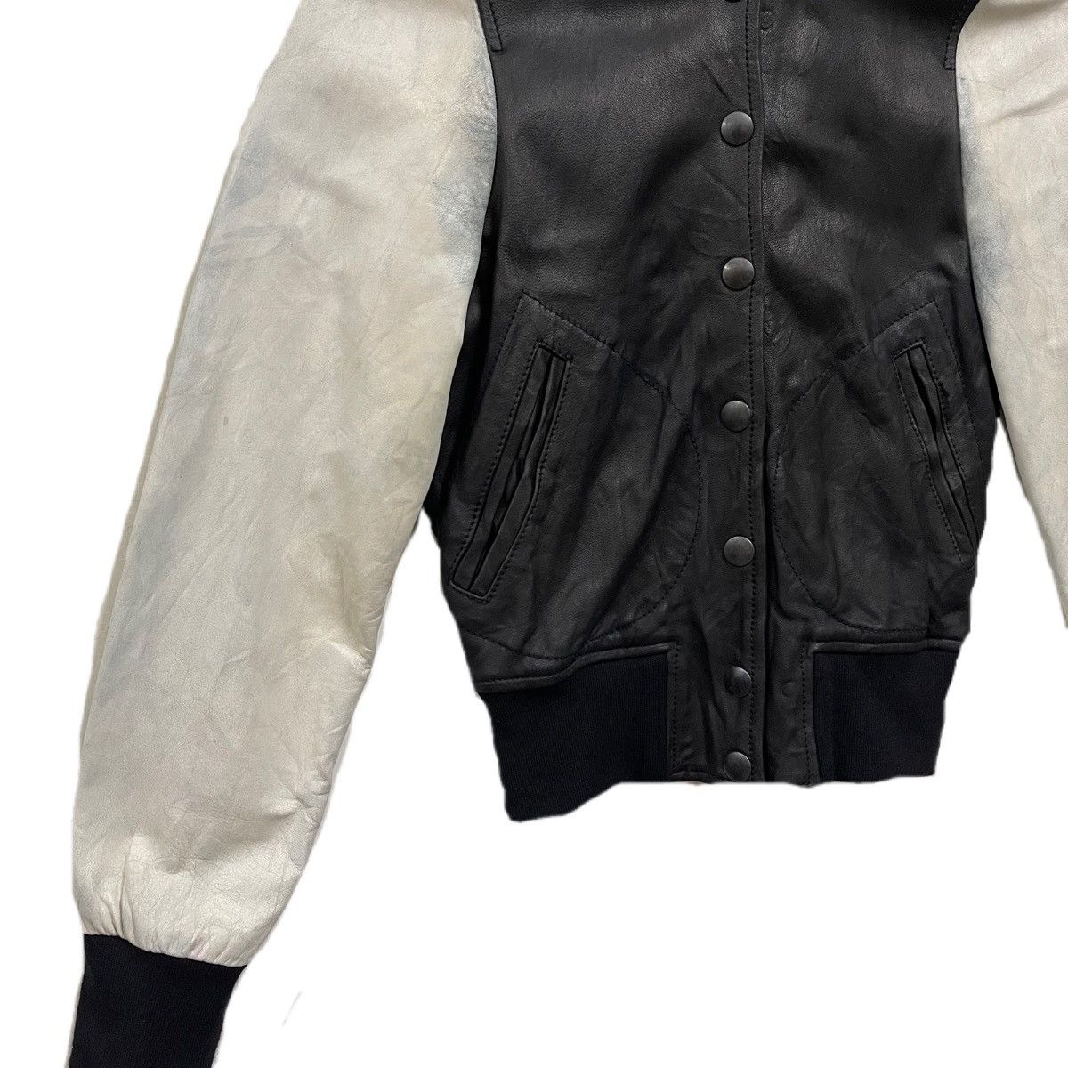R13 R13 marimoto leather raglan varsity jacket Size XS / US 0-2 / IT 36-38 - 8 Thumbnail