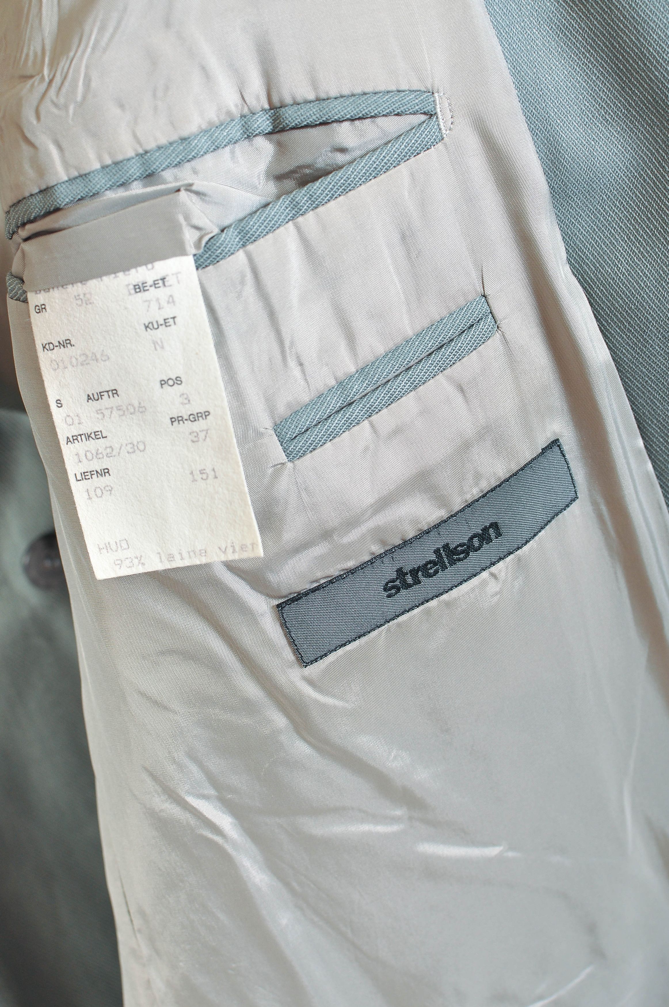 Strellson Grey-green blazer jacket Size 44R - 4 Thumbnail