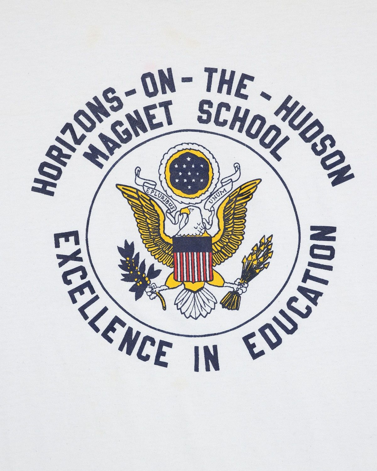 Vintage Horizons-on-the-Hudson Magnet School Ringer Tee Size US XL / EU 56 / 4 - 4 Thumbnail