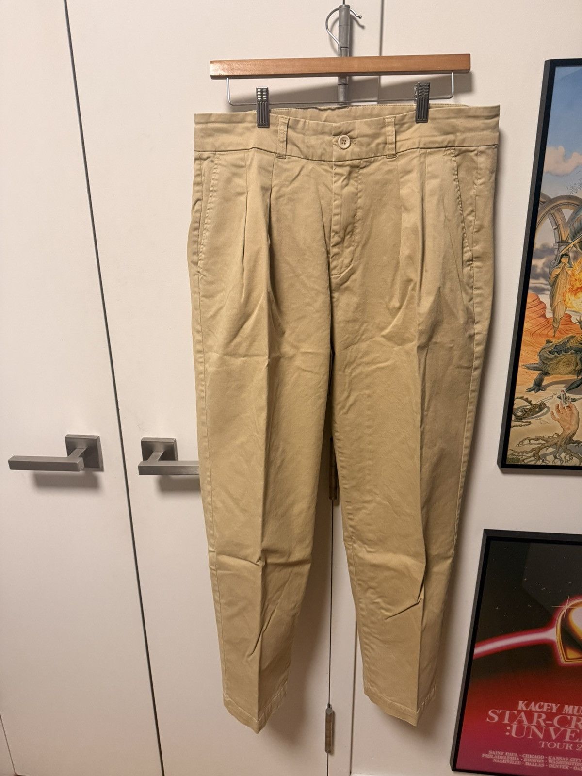 Kith Kith Cotton Twill Almont Pant 33 beige Size US 33 - 1 Thumbnail