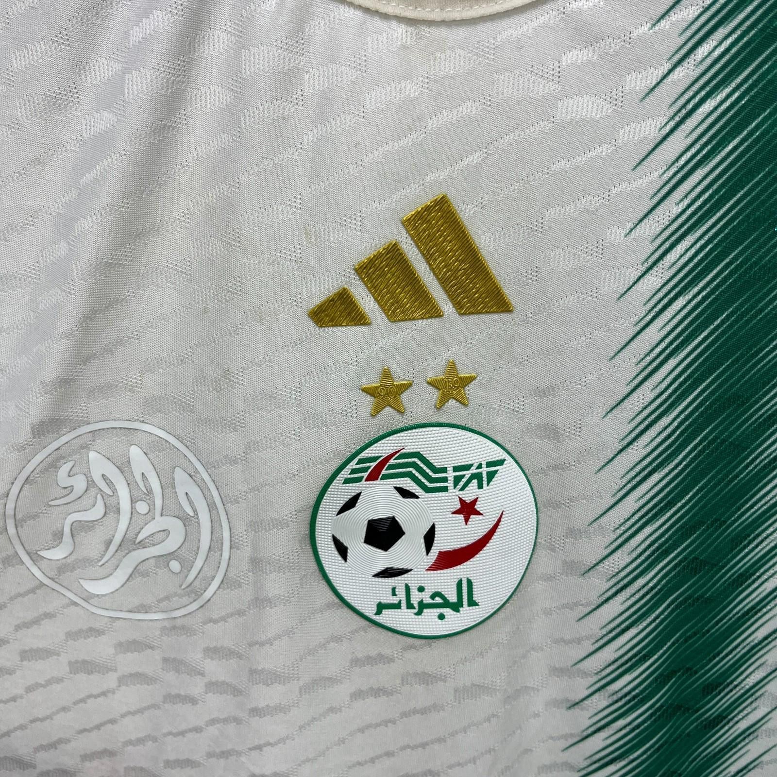 Adidas Adidas Algeria Football Jersey Slim Fit Large Home Size ONE SIZE - 4 Thumbnail
