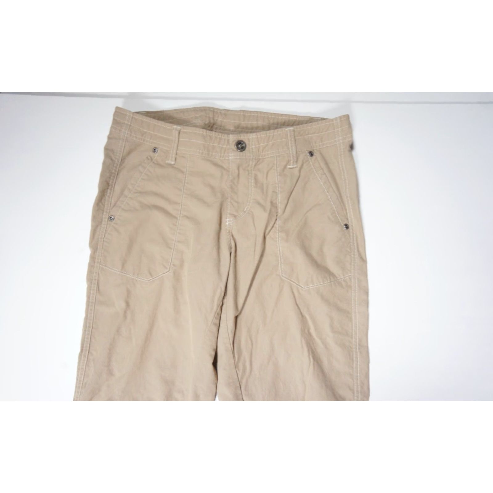 Vintage Vintage Kuhl Women's Pants Chino Stretch Outdoor Casual Size 8 Beige Size 30" / US 8 / IT 44 - 2 Thumbnail