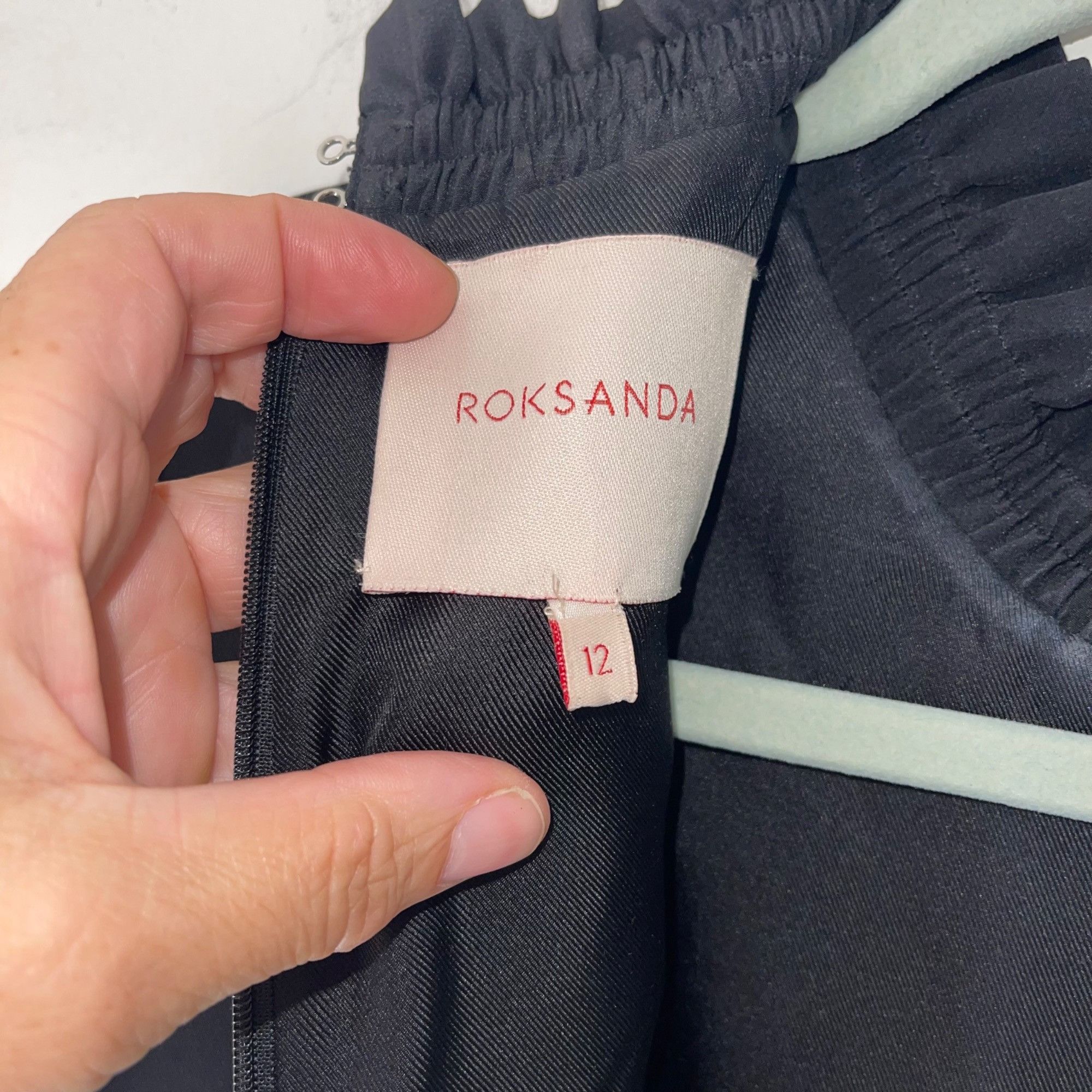 ROKSANDA Roksanda Womens Jumpsuit Size 12 Black Wide Leg Size XL / US 12-14 / IT 48-50 - 3 Thumbnail